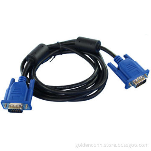 HDB 15P/M to HDM 15P/M RGB Cable Assembly with 75Ω Coaxial Impedance